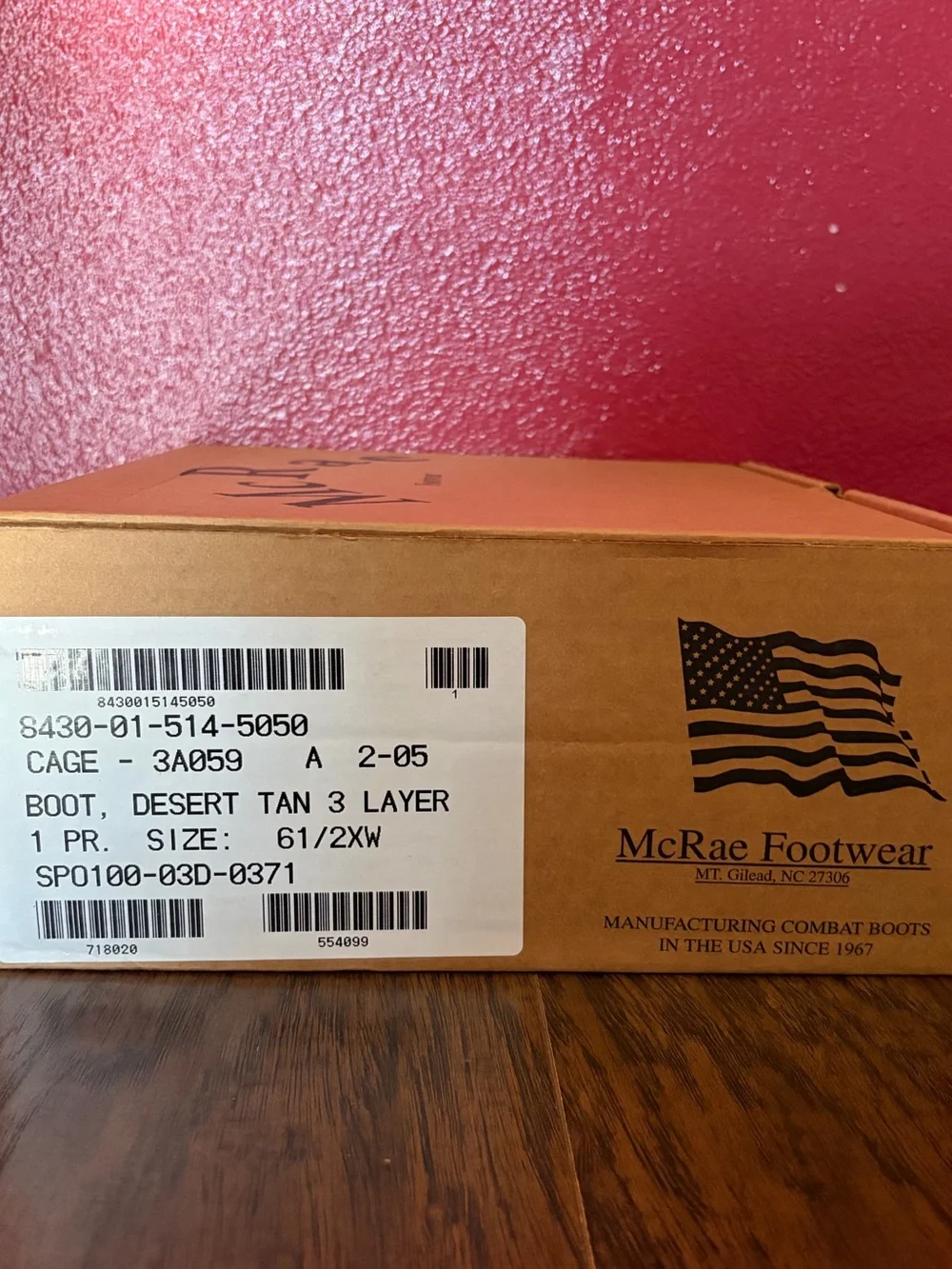 McRae Tan Tactical Lace-Up Boots for Men